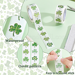 Adesivi in pvc a forma di trifoglio&nbsp;DIY-WH0780-10