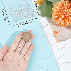 Бисера латунной трубки KK-CN0002-17