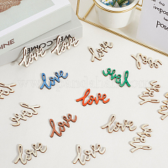 100 шт. необработанных деревянных вырезов WOOD-SP0001-49