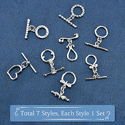 8 комплект латунных застежек-тоглов&nbsp;KK-PH0001-89