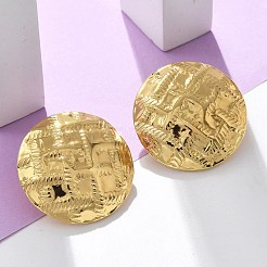 Серьги-гвоздики из нержавеющей стали 304 EJEW-U047-17G