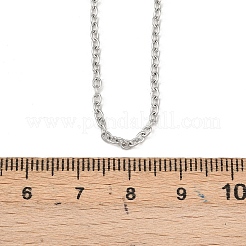 Не тускнеющие унисекс-ожерелья из нержавеющей стали 304 с цепочкой STAS-O037-83P-02