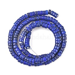 Синтетических нитей бирюзовые бусы&nbsp;TURQ-G110-4x2mm-05