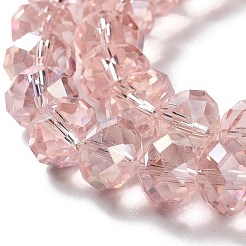 Стеклянные бусины с гальваническим покрытием &nbsp;GR12MMY-59AB