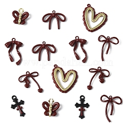 14 шт. 7 стиля подвески из сплава с эмалью&nbsp;FIND-FS0004-27