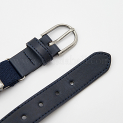 1 cintura da softball elastica in similpelle e poliestere&nbsp;AJEW-CL0001-37A