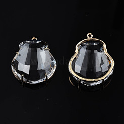 Прозрачные стеклянные подвески&nbsp;GLAA-Q088-025A