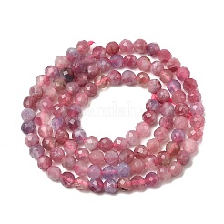Натуральный розовый турмалин бисер нитей&nbsp;G-N342-33C