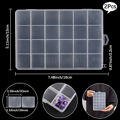 2 шт. пластиковые контейнеры для хранения бусин&nbsp;CON-SP0001-07