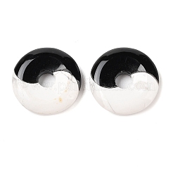 Подвески из натурального обсидиана и говлита Инь-Янь FIND-Q109-01