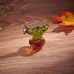 Фигурки кактусов ручной работы из дутого стекла&nbsp;JX536A