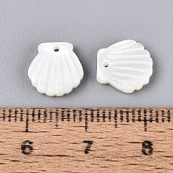 Ciondoli intagliati in conchiglia di troco naturale&nbsp;SHEL-Q028-06