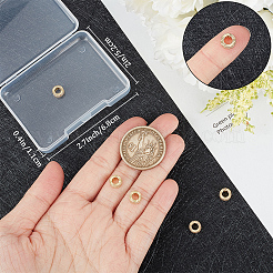 5 шт. латунные европейские бусины с микропаве из кубического циркония ZIRC-BBC0002-50