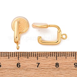 Латунные серьги с клипсами KK-K382-36G