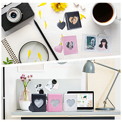 3 книга 3 цвета 32-карманные 3-дюймовые ПВХ мини-фотоальбомы AJEW-CP0001-89