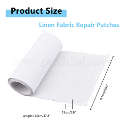 Самоклеящаяся льняная ткань DIY-WH0542-20C