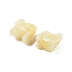 Natürliche geschnitzte Figuren aus gelber Jade&nbsp;DJEW-L023-E05