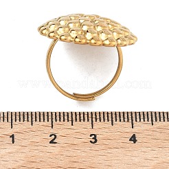 Anelli aperti con polsino in acciaio inossidabile 304&nbsp;RJEW-F202-02C-G