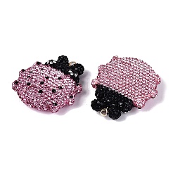 Handgefertigte große Anhänger aus Polymerclay und Strass&nbsp;FIND-Q123-01B