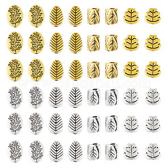 120шт 8 стиля бусины из сплава в тибетском стиле FIND-KS0001-31