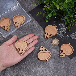 6 placa de madera para joyería&nbsp;AJEW-PH0005-96A
