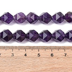 Граненый натуральный аметист G-K066-09-10mm