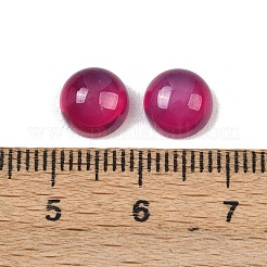 Im Labor gezüchtete rote Korund-Cabochons&nbsp;G-B166-01B