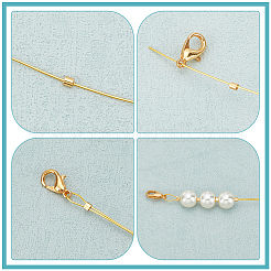 90 шт. 3-х размеров бусины-трубочки из стерлингового серебра STER-PH0001-30G