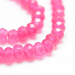 Натуральный белый нефритовый шарик нити X-G-R343-2x4-23