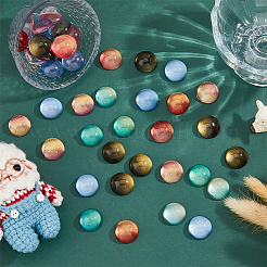 50шт 5-х цветные кабошоны лэмпворк&nbsp;FIND-FH0011-43