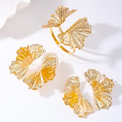 Браслет-манжета из сплава листьев гинкго&nbsp;FS-WGAADEF-01