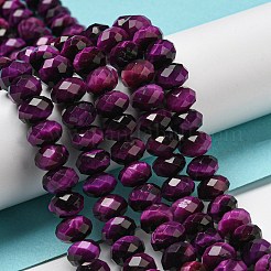 Природных тигровый глаз бисер нитей&nbsp;G-K351-B04-03