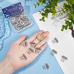 50 шт. Подвески из сплава в тибетском стиле TIBEP-SC0002-91