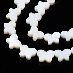 Нити бусин из натуральных пресноводных ракушек SHEL-Q024-012