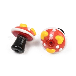 Handgefertigte Bunte Malerei Emaille Perlen&nbsp;LAMP-B055-02G