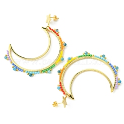 Серьга-гвоздик из латуни&nbsp;EJEW-MZ00134