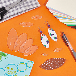 8шт 8 размера прозрачный акриловый многоразовый шаблон для рисования для скрапбукинга своими руками DIY-UN0006-32A