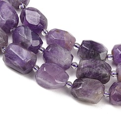 Natürlichen Amethyst Perlen Stränge&nbsp;G-Z147-E02-01