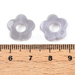 Прозрачные акриловые бусины градиентного цвета OACR-N137-49O