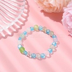 1750шт 7 цвета прозрачные акриловые бусины&nbsp;TACR-YW0002-47