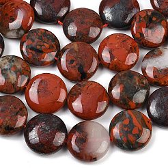 Природные брекчированных яшмы бисер нитей G-C220-D02-20mm