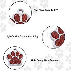 Сплав эмали подвески&nbsp;ENAM-TAC0001-05D