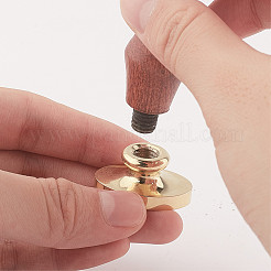 Wachssiegel Messing Stempelkopf&nbsp;AJEW-WH0213-007