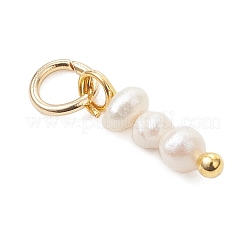 Подвески-рондели из натурального пресноводного жемчуга&nbsp;PALLOY-JF04994-02