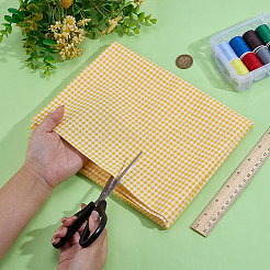 Хлопчатобумажная ткань с рисунком тартан&nbsp;DIY-WH0591-273A