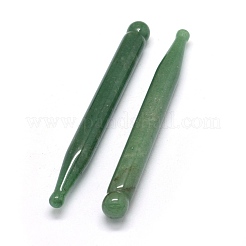 ナチュラルグリーンアベンチュリンマッサージスティック  マッサージワンド  マッサージツール  スティック  117x12mm&nbsp;G-O175-03B