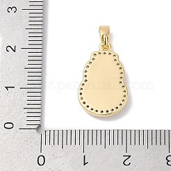 Латунь с подвесками из ракушек и кубического циркония KK-Q030-07G