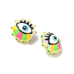 Выпечка окрашенные стеклянные бусины&nbsp;LAMP-D004-04A