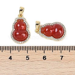 Латунные микро проложить кубического циркония подвески KK-U043-35G-01