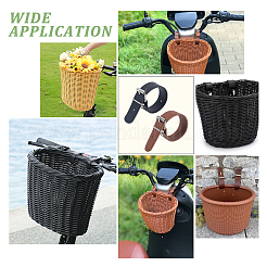 4 пара ремней для велосипедной корзины из искусственной кожи двух цветов&nbsp;AJEW-CL0001-31